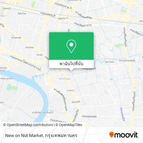 New on Nut Market แผนที่