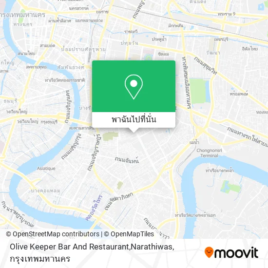 Olive Keeper Bar And Restaurant,Narathiwas แผนที่