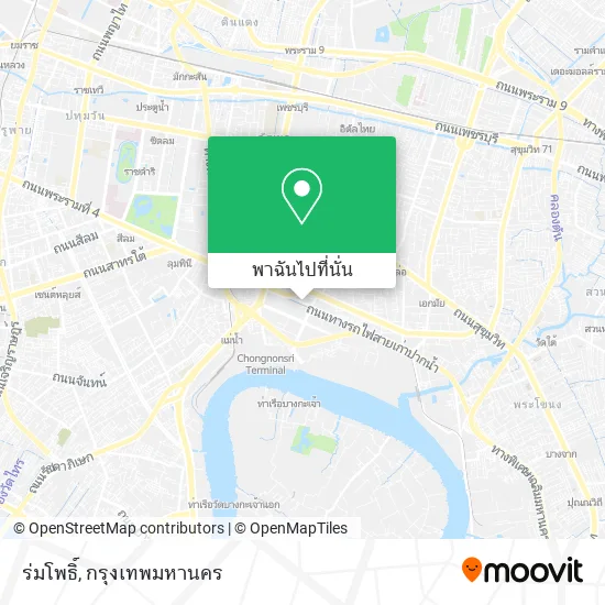 ร่มโพธิ์ แผนที่