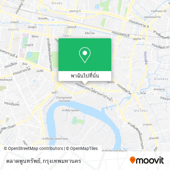 ตลาดพูนทรัพย์ แผนที่