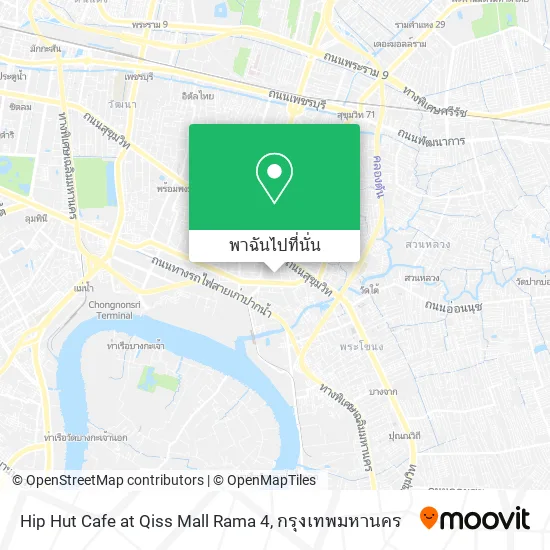 Hip Hut Cafe at Qiss Mall Rama 4 แผนที่