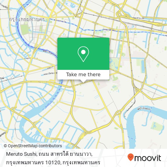 Meruto Sushi, ถนน สาทรใต้ ยานนาวา, กรุงเทพมหานคร 10120 แผนที่