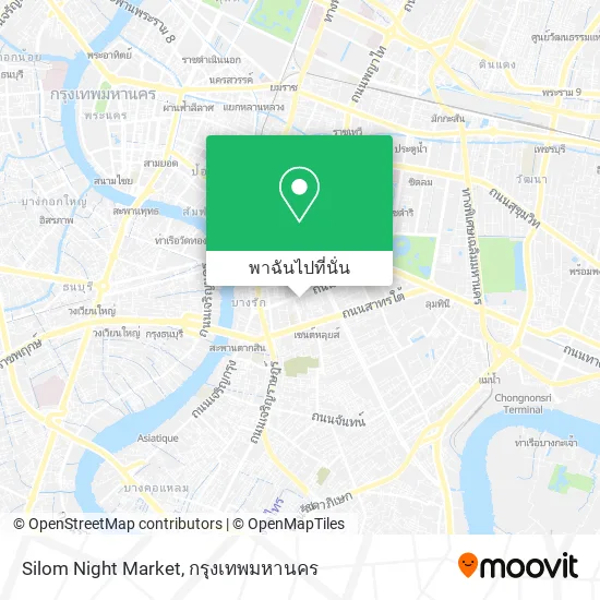 Silom Night Market แผนที่