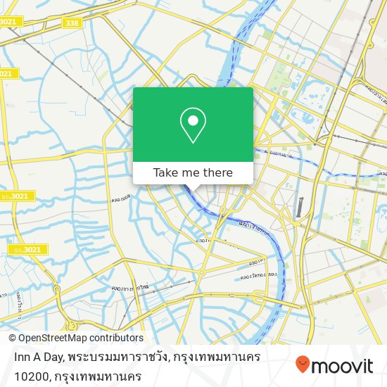 Inn A Day, พระบรมมหาราชวัง, กรุงเทพมหานคร 10200 แผนที่