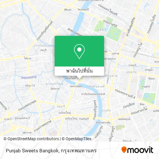 Punjab Sweets Bangkok แผนที่