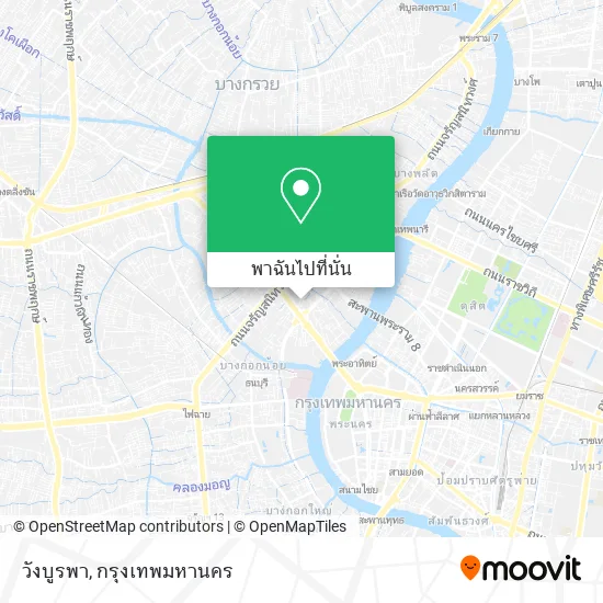 วังบูรพา แผนที่