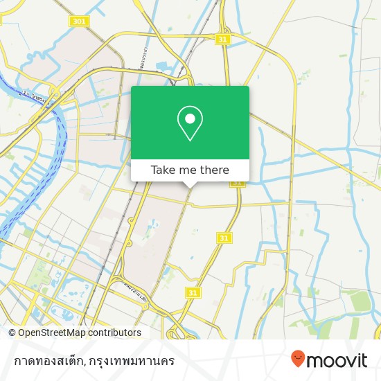 กาดทองสเต็ก, สามเสนใน, พญาไท 10400 แผนที่