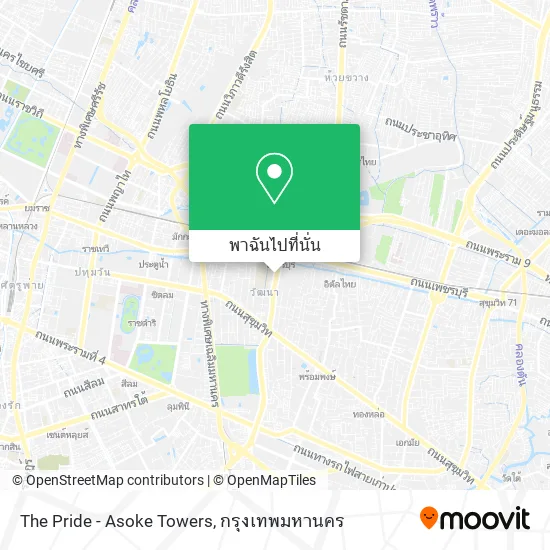The Pride - Asoke Towers แผนที่