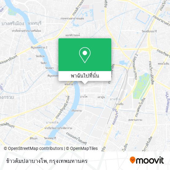 ข้าวต้มปลาบางโพ แผนที่