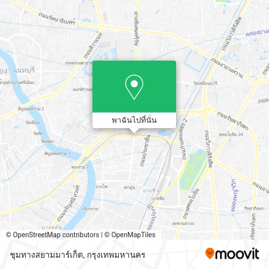 ชุมทางสยามมาร์เก็ต แผนที่