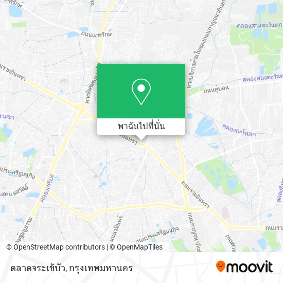 ตลาดจระเข้บัว แผนที่