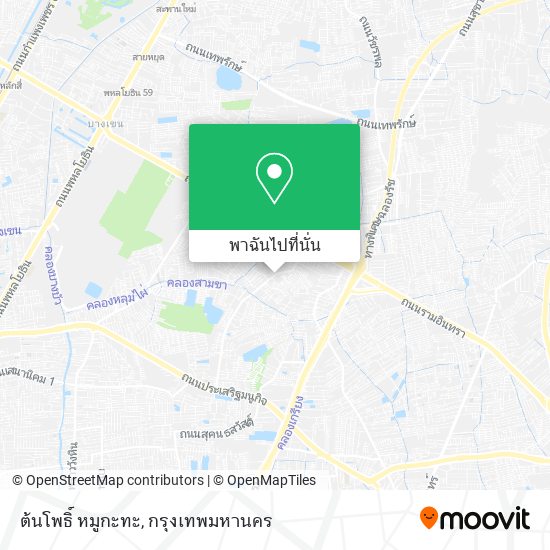 ต้นโพธิ์ หมูกะทะ แผนที่