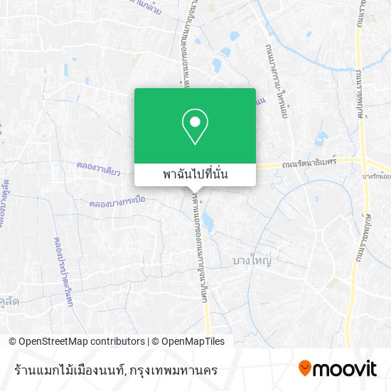 ร้านแมกไม้เมืองนนท์ แผนที่