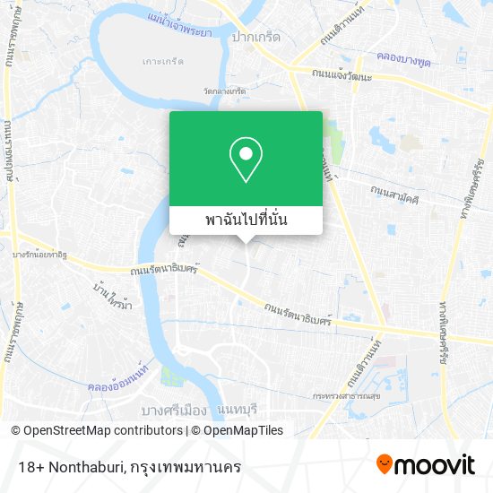 18+ Nonthaburi แผนที่