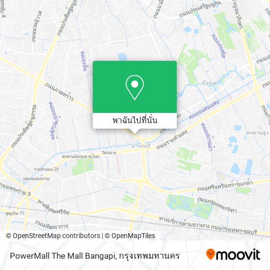 PowerMall The Mall Bangapi แผนที่