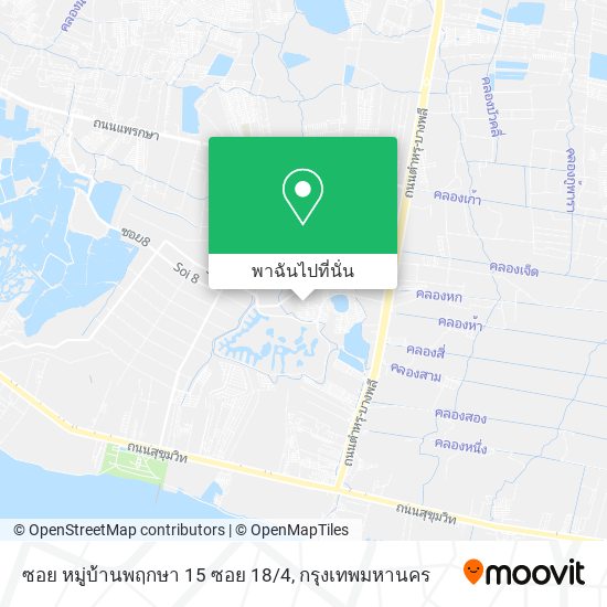 ซอย หมู่บ้านพฤกษา 15 ซอย 18/4 แผนที่
