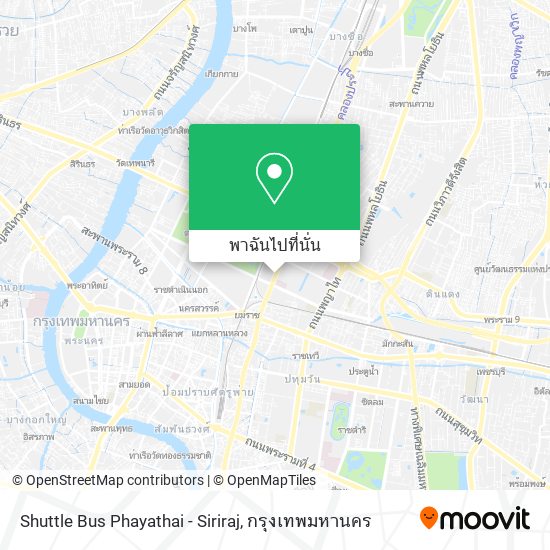 Shuttle Bus Phayathai - Siriraj แผนที่