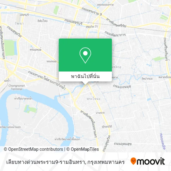 เลียบทางด่วนพระราม9-รามอินทรา แผนที่
