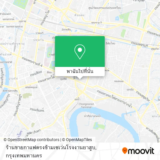 ร้านขายกาแฟตรงข้ามเซเว่นโรงงานยาสูบ แผนที่