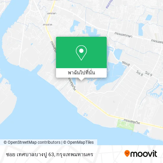 ซอย เทศบาลบางปู 63 แผนที่