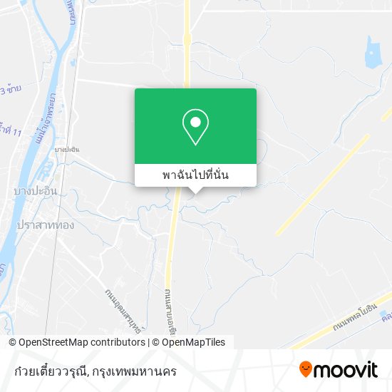 ก๋วยเตี๋ยววรุณี แผนที่