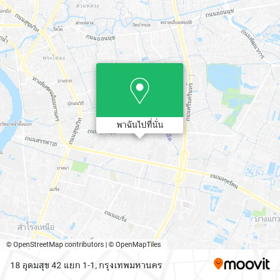 18 อุดมสุข 42 แยก 1-1 แผนที่