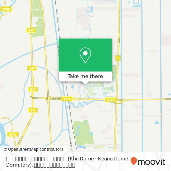 หอพักคู่โดมเคียงโดม (Khu Dome - Keang Dome Dormitory) แผนที่