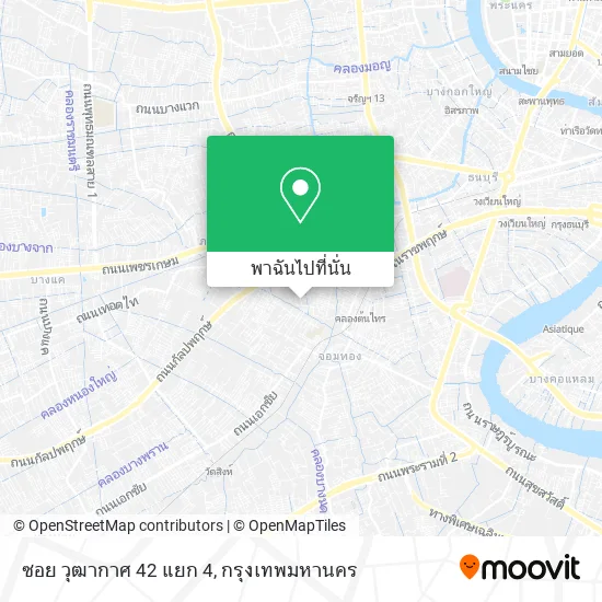 ซอย วุฒากาศ 42 แยก 4 แผนที่