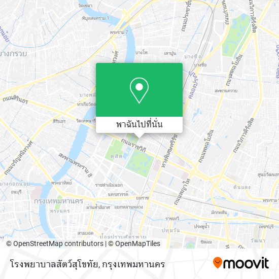 โรงพยาบาลสัตว์สุโขทัย แผนที่