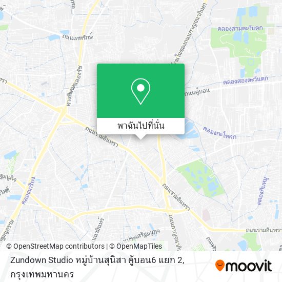 Zundown Studio หมู่บ้านสุนิสา คู้บอน6 แยก 2 แผนที่