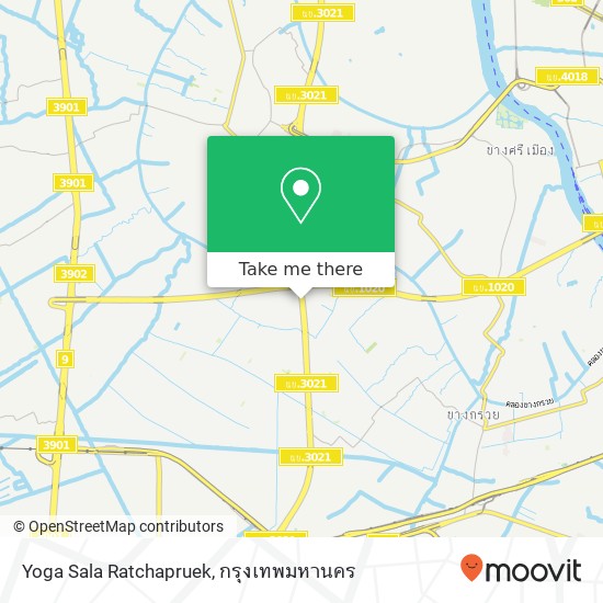 Yoga Sala Ratchapruek แผนที่