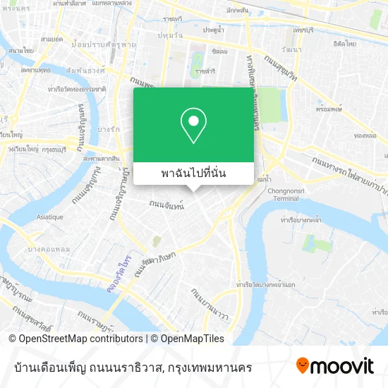 บ้านเดือนเพ็ญ ถนนนราธิวาส แผนที่