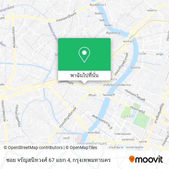 ซอย จรัญสนิทวงศ์ 67 แยก 4 แผนที่