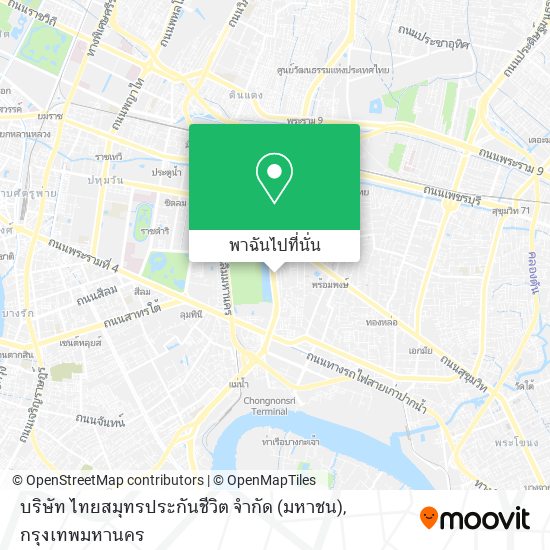 บริษัท ไทยสมุทรประกันชีวิต จำกัด (มหาชน) แผนที่