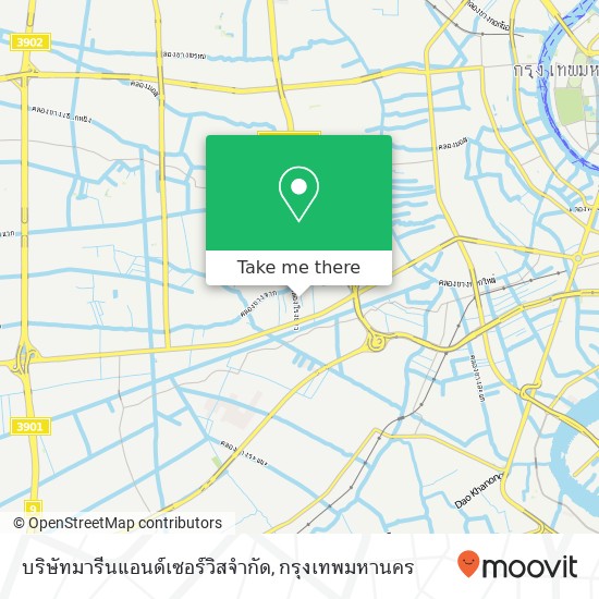 บริษัทมารีนแอนด์เซอร์วิสจำกัด แผนที่