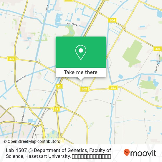 Lab 4507 @ Department of Genetics, Faculty of Science, Kasetsart University แผนที่
