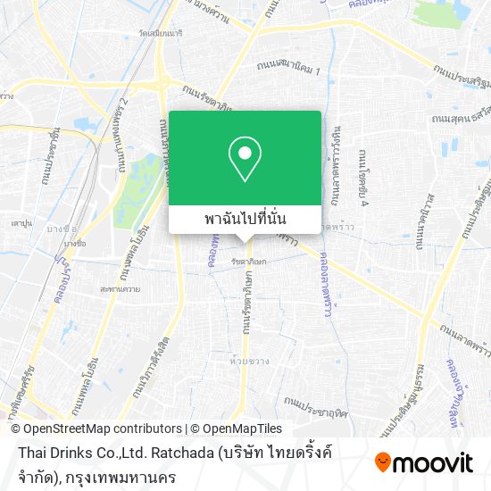 Thai Drinks Co.,Ltd. Ratchada (บริษัท ไทยดริ้งค์ จำกัด) แผนที่