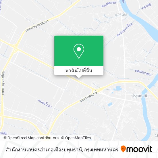 สำนักงานเกษตรอำเภอเมืองปทุมธานี แผนที่