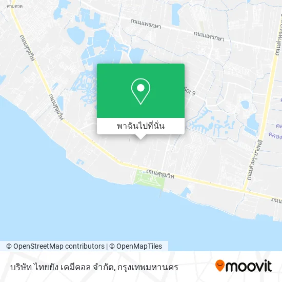 บริษัท ไทยยัง เคมีคอล จํากัด แผนที่