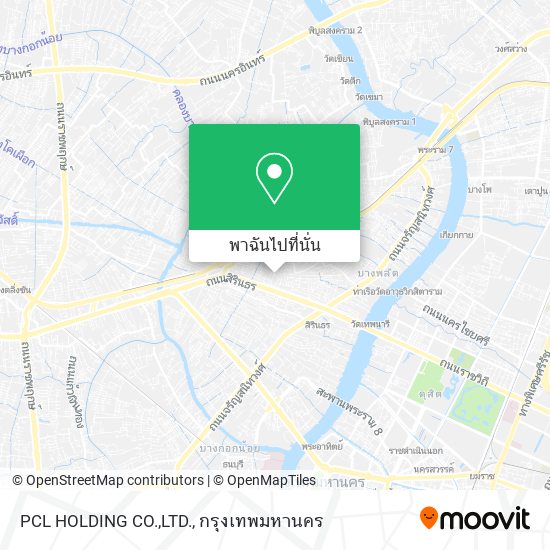 PCL HOLDING CO.,LTD. แผนที่