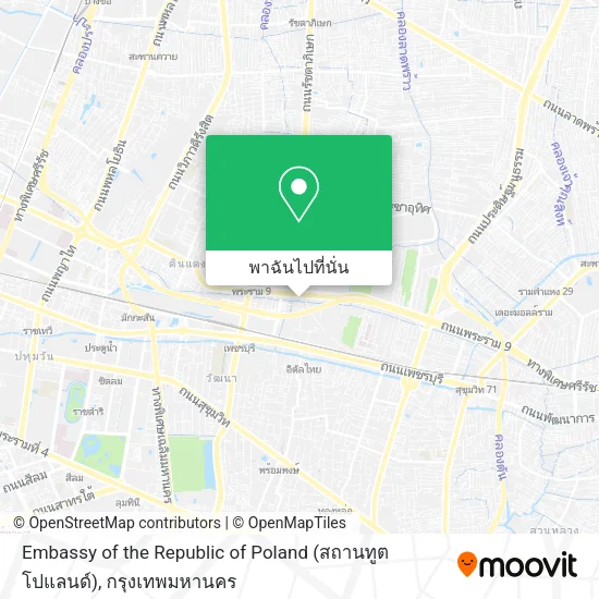 Embassy of the Republic of Poland (สถานทูตโปแลนด์) แผนที่