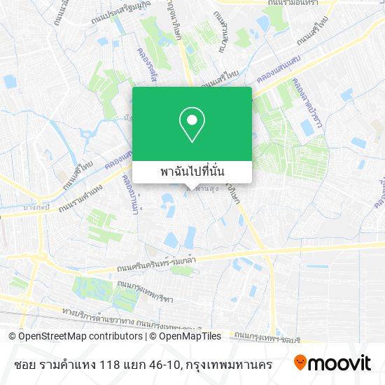 ซอย รามคำแหง 118 แยก 46-10 แผนที่