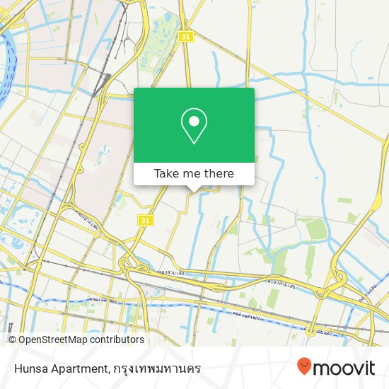 Hunsa Apartment แผนที่