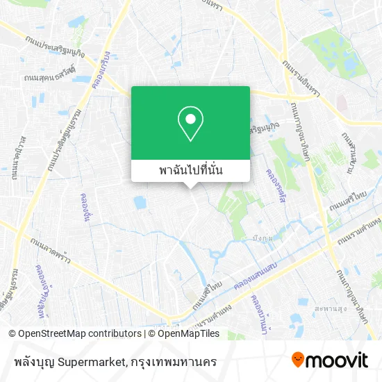 พลังบุญ Supermarket แผนที่