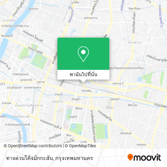 ทางด่วนโค้งมักกะสัน แผนที่