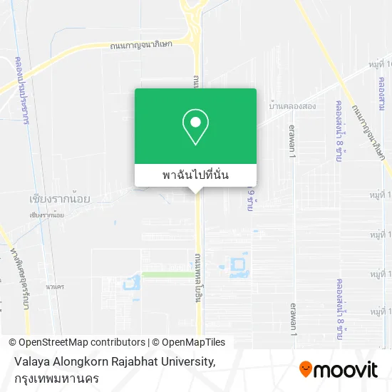 Valaya Alongkorn Rajabhat University แผนที่