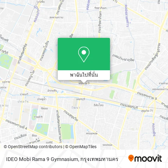 IDEO Mobi Rama 9 Gymnasium แผนที่