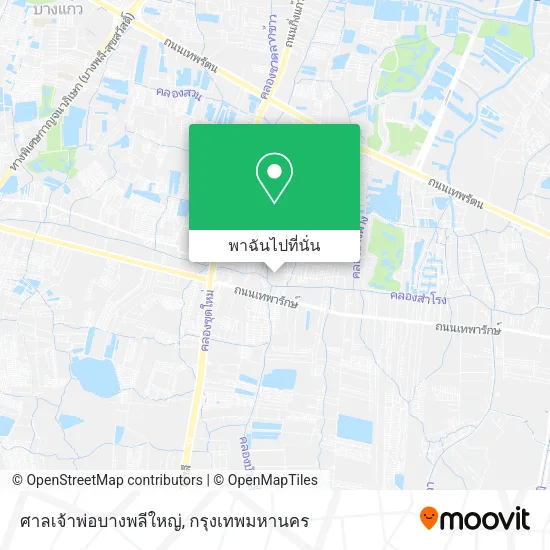 ศาลเจ้าพ่อบางพลีใหญ่ แผนที่