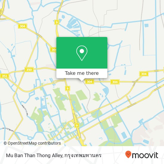 Mu Ban Than Thong Alley แผนที่