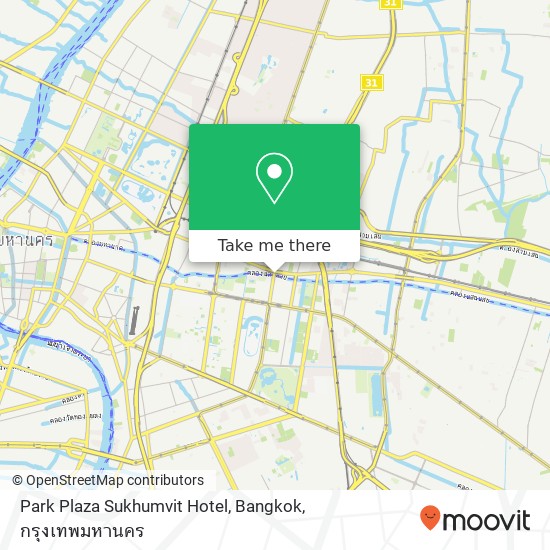Park Plaza Sukhumvit Hotel, Bangkok แผนที่